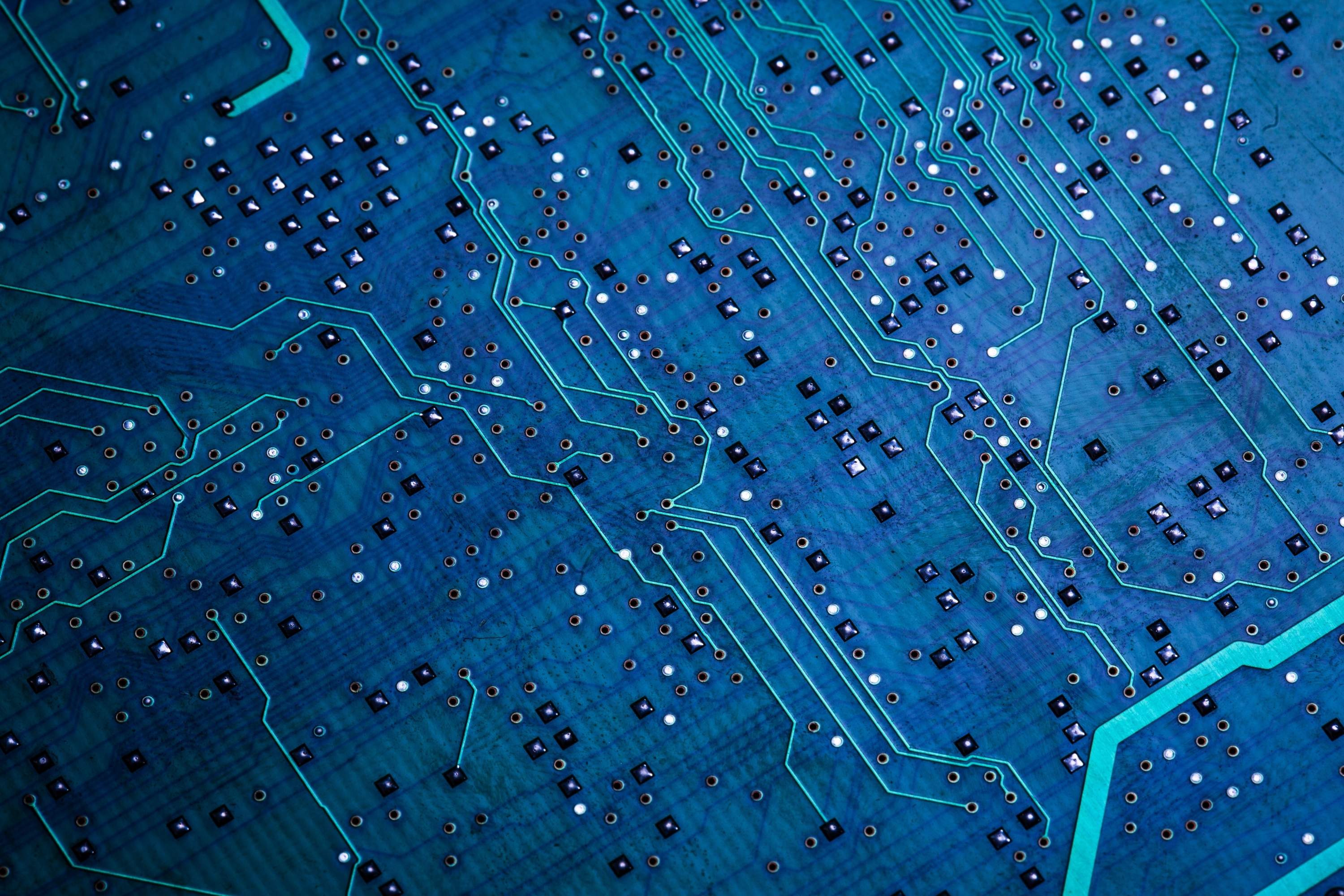 Close-up image of an advanced computer