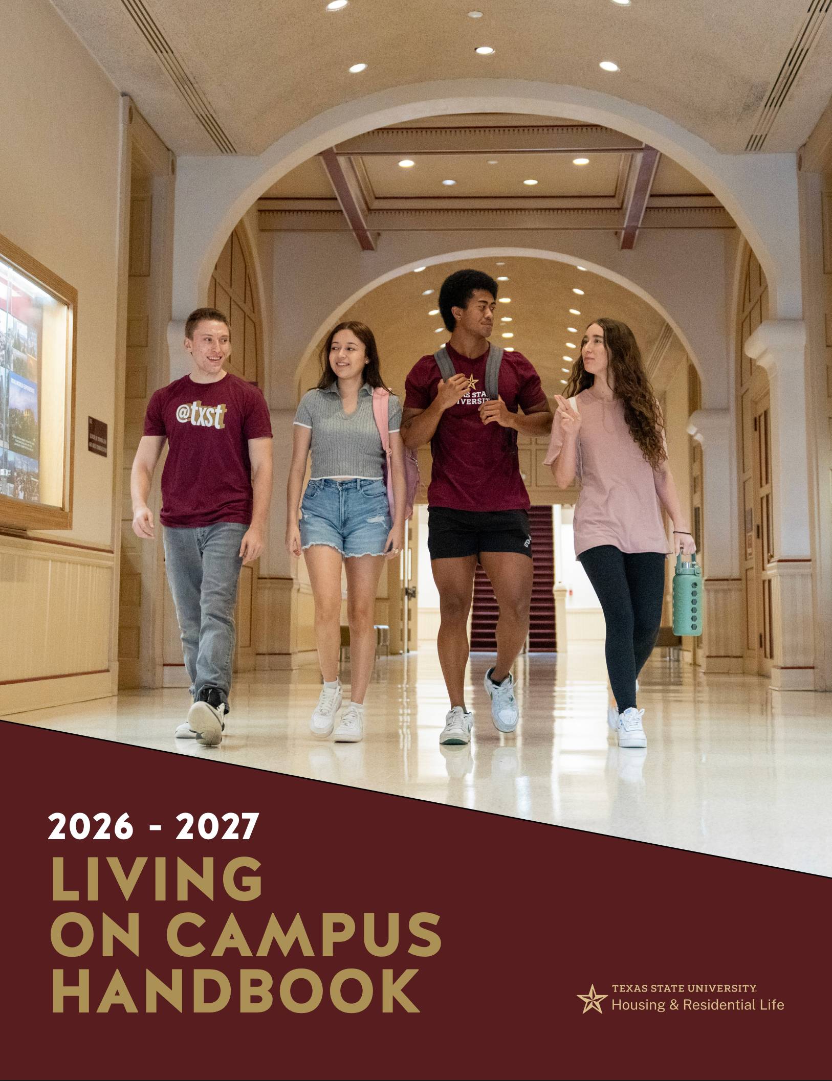 Living On-Campus Handbook Cover Page
