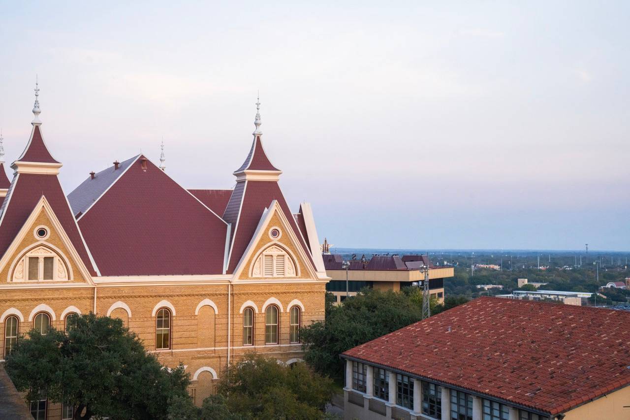 Old Main during sunset