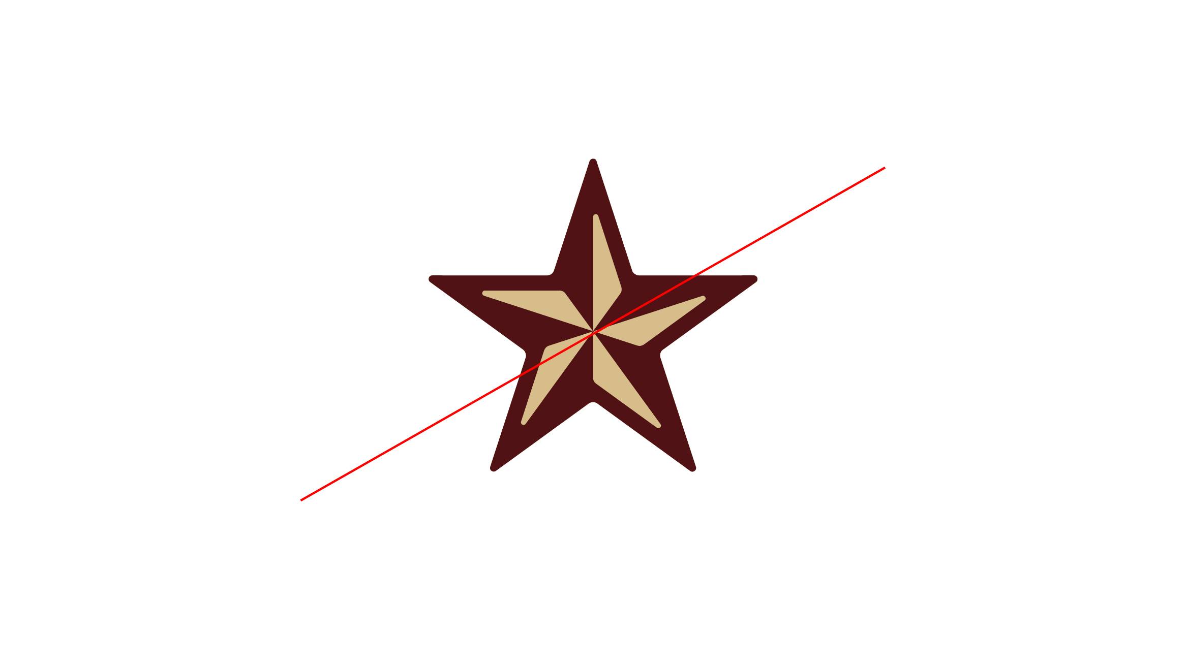 The logo's star with the wordmark removed