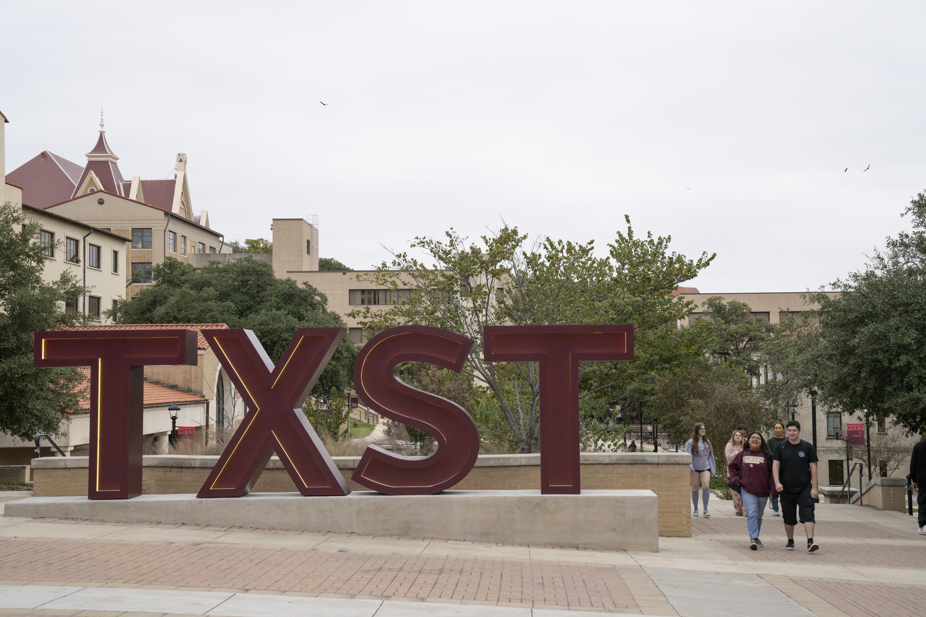 TXST sign