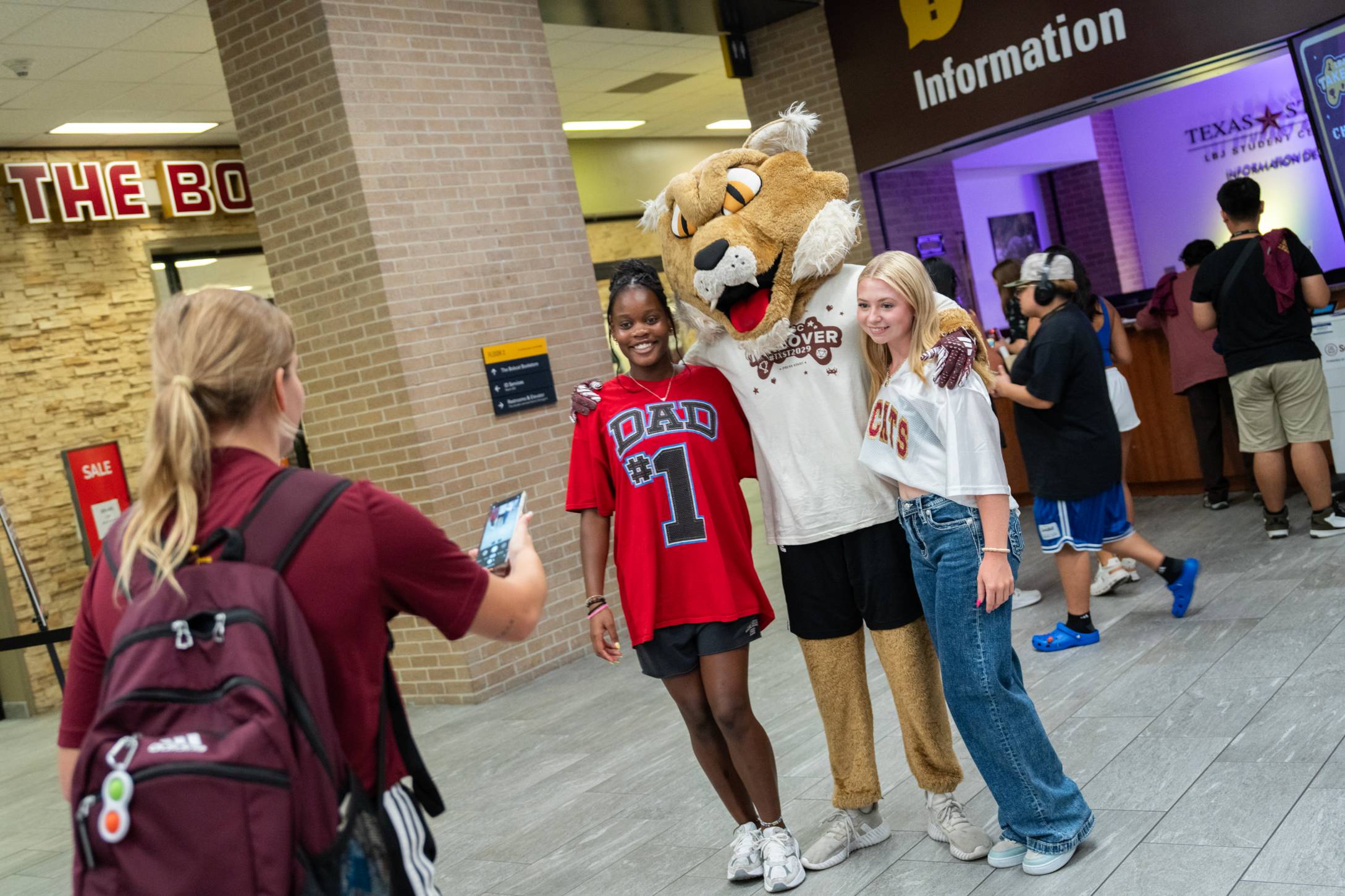 students posing with boko