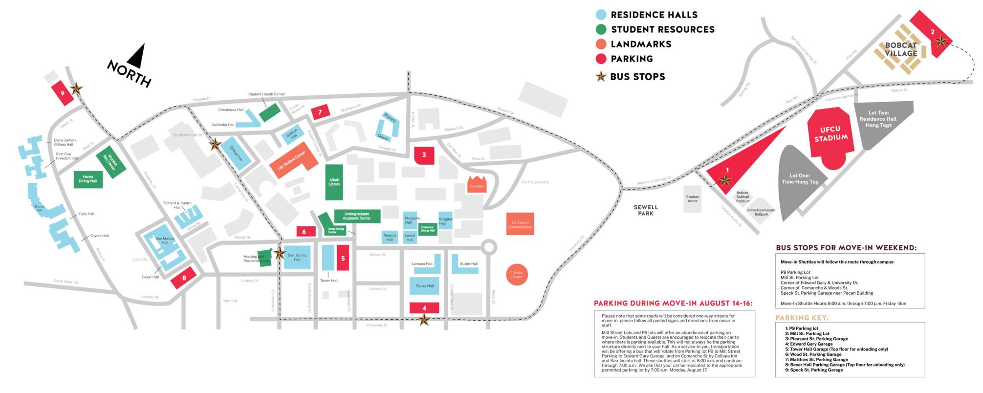 Bus Routes TXST 