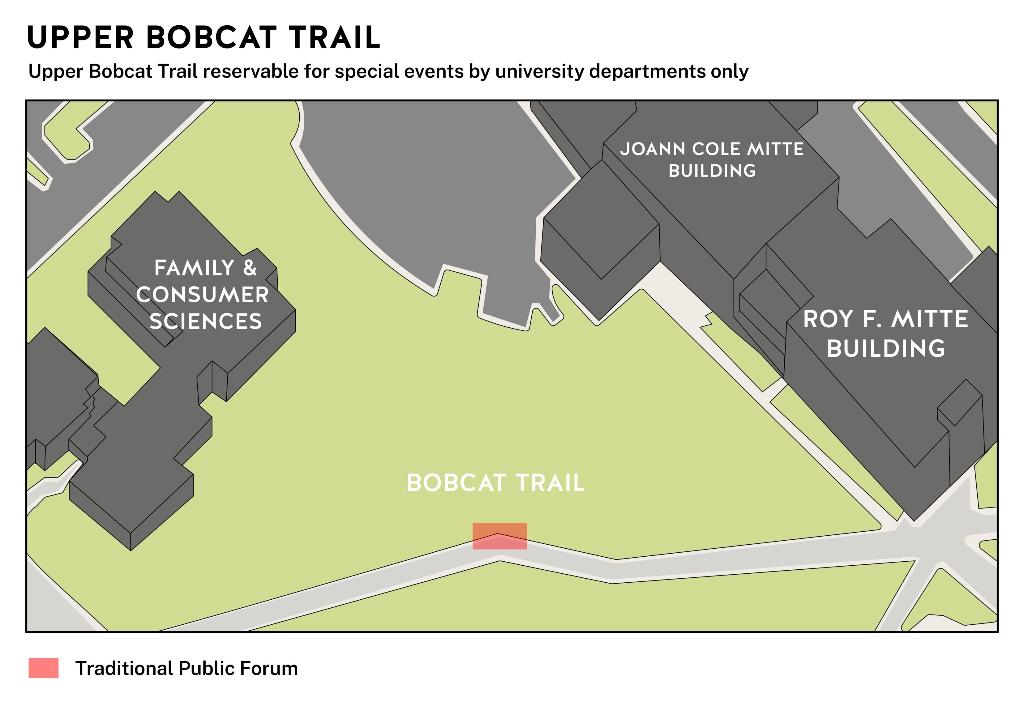 a map of upper bobcat trail 