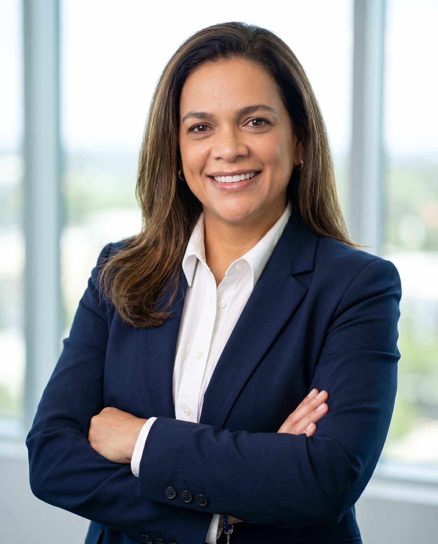 a picture of a woman in a suit
