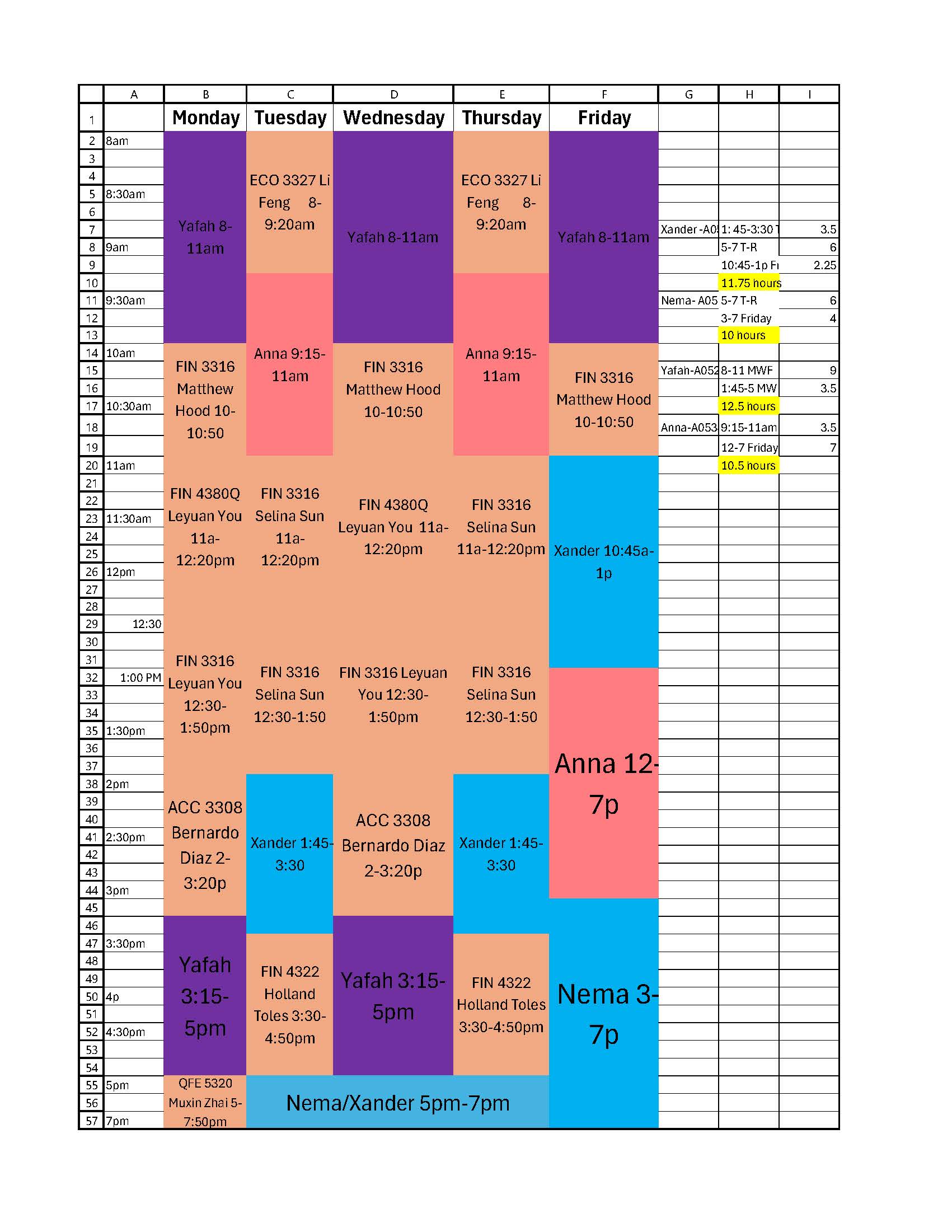 1st 8-weeks Fall 2026