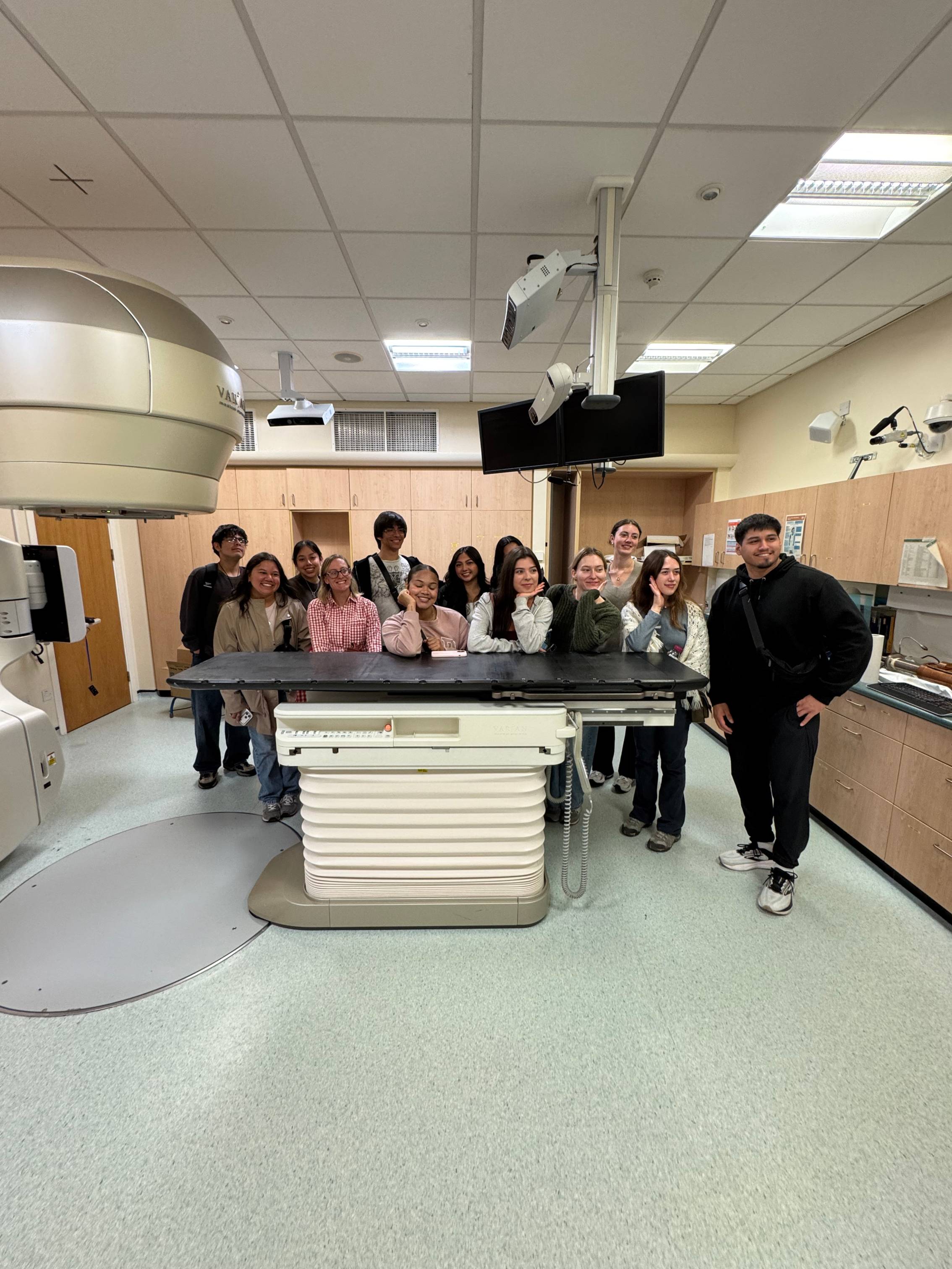 Students in the clinic in Inverness, Scotland