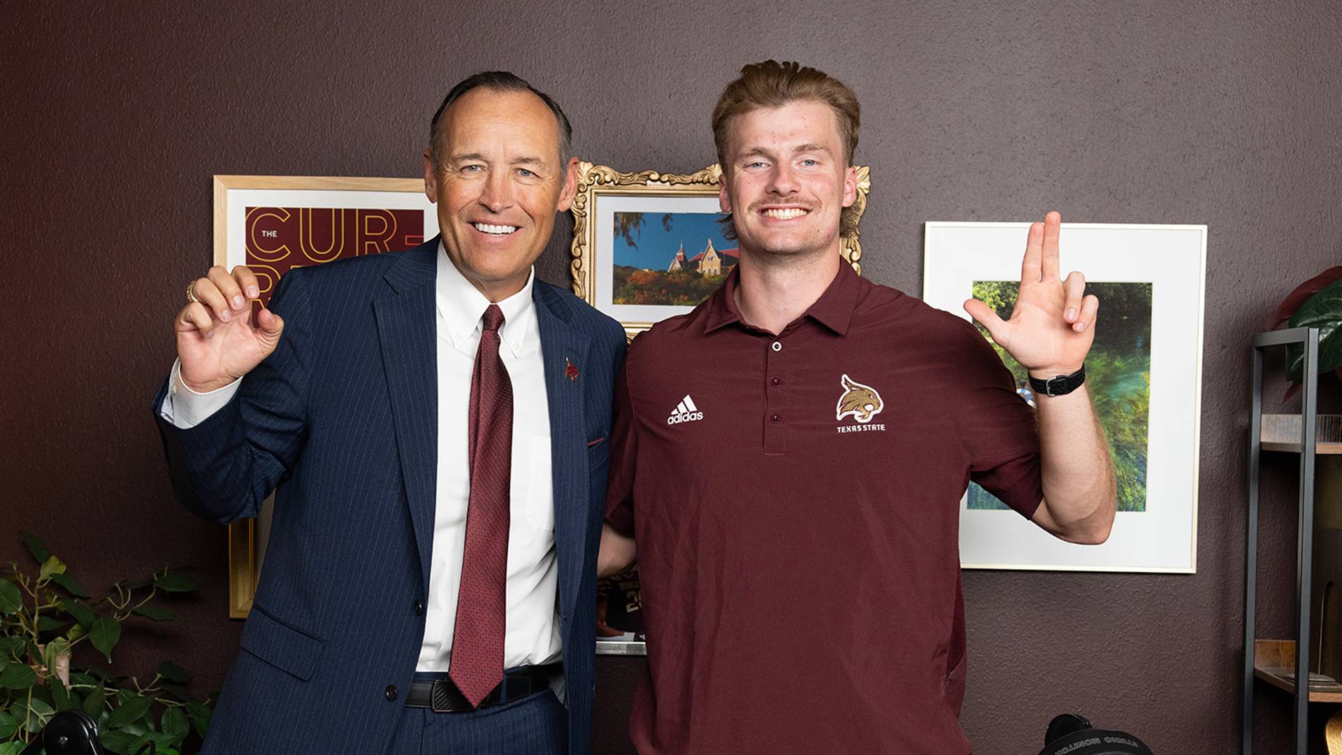 president kelly damphousse and brad jackson