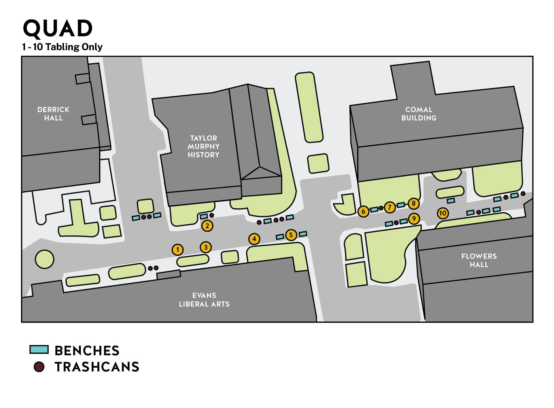 Map of The Quad