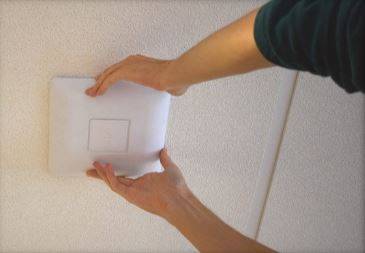 wireless access point installed in ceiling