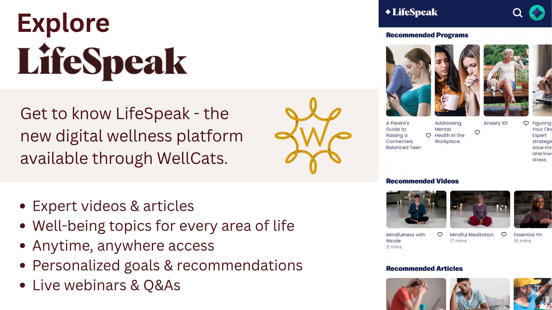 explore lifespeak