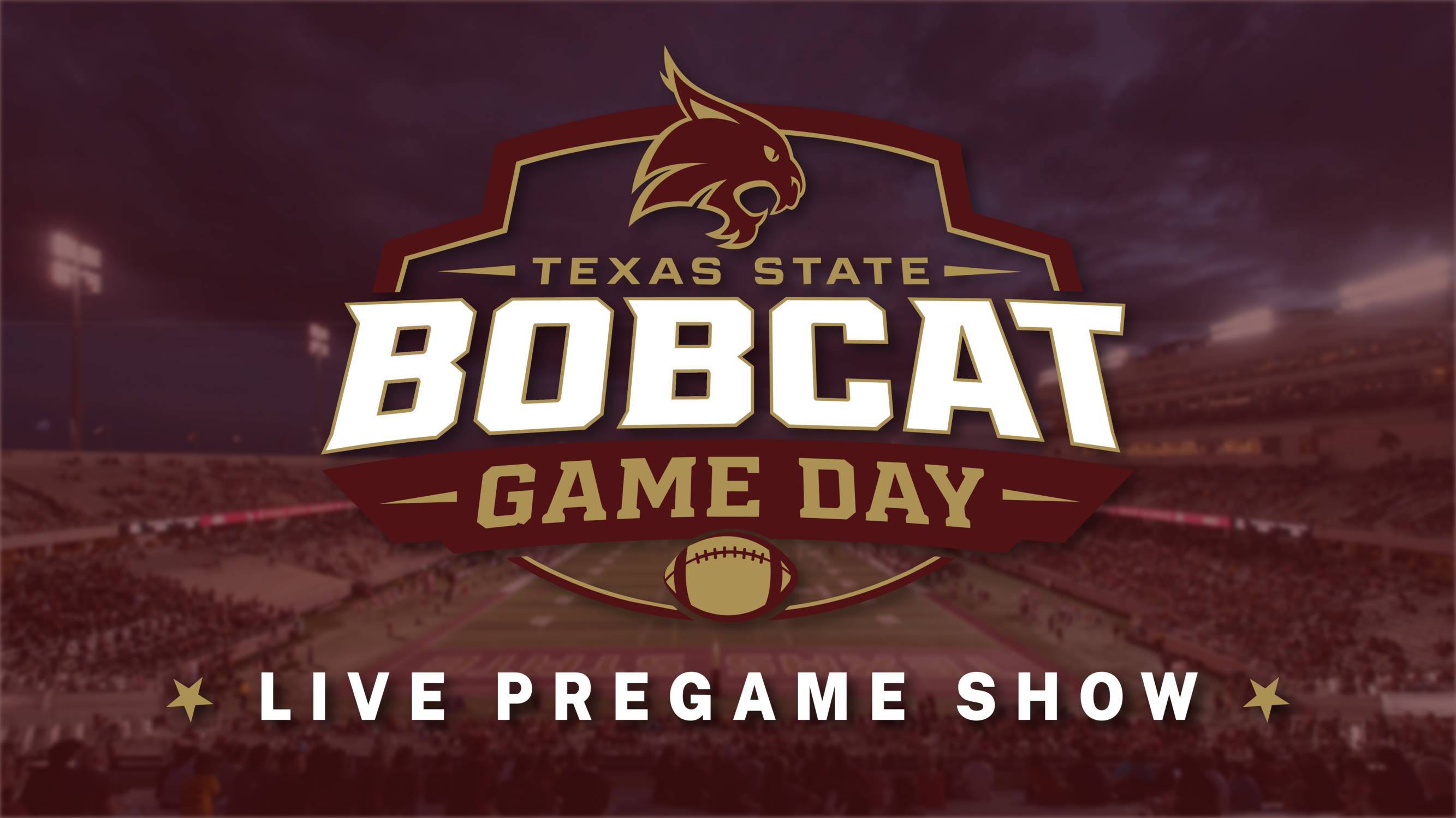 Texas State School of Journalism and Mass Communication students produce Bobcat Game Day, a live student-produced football pregame show featuring sports media, journalism and broadcast production.