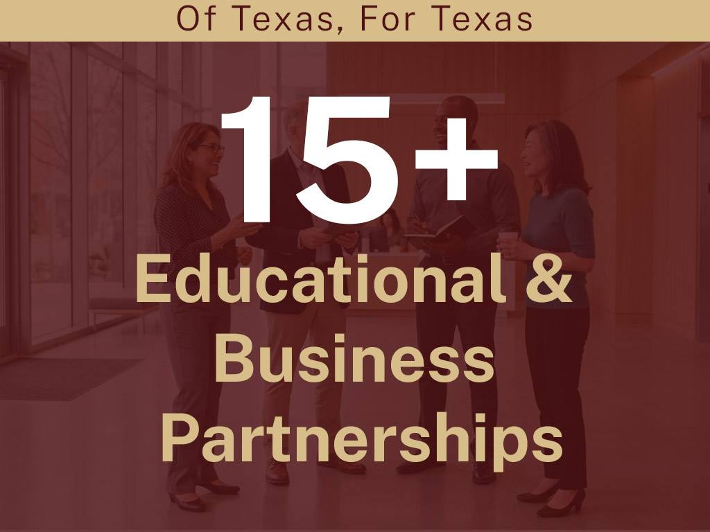 15+ Educational & Business Partnerships