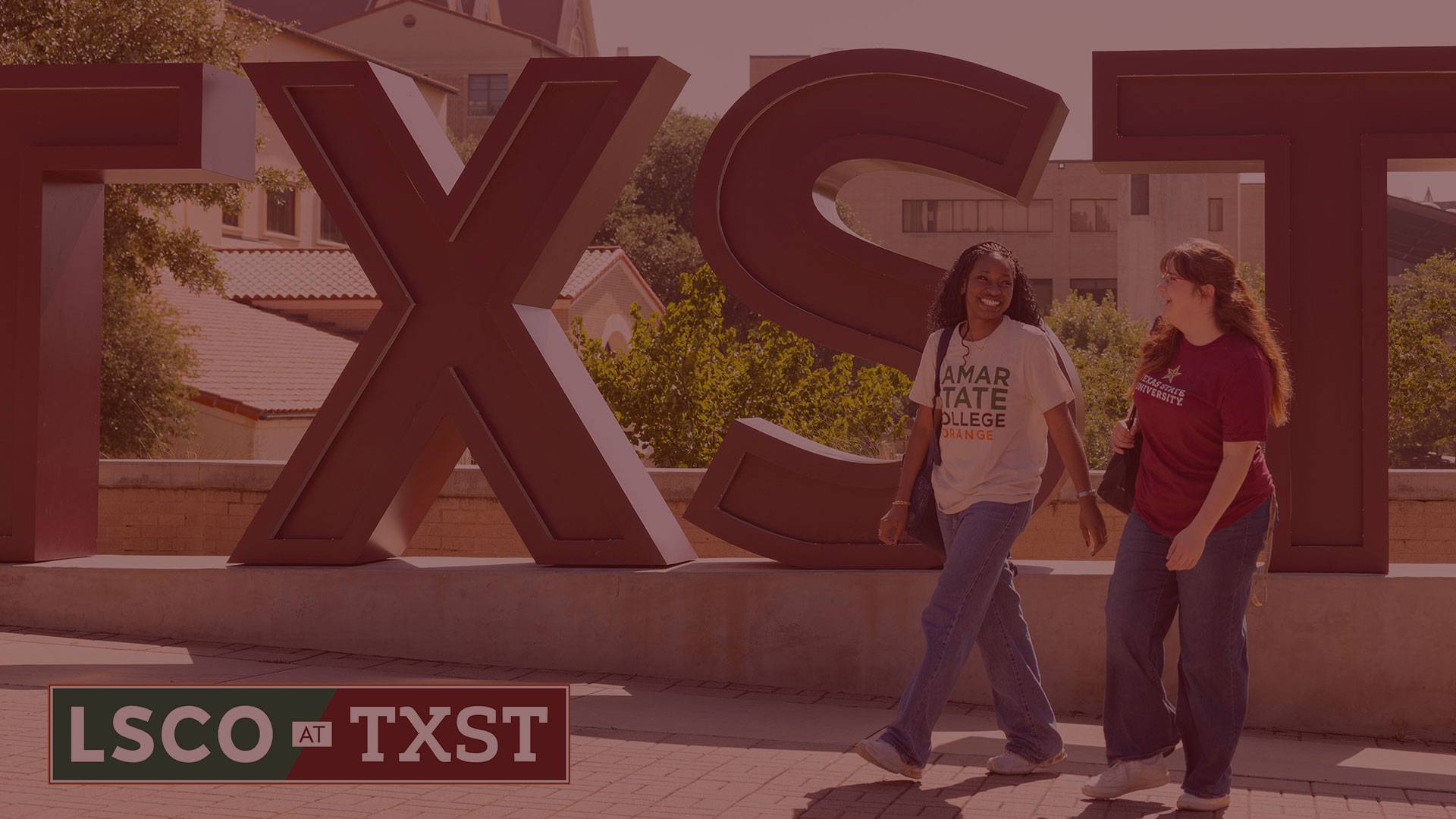 LSCO Gateway students across TXST campus