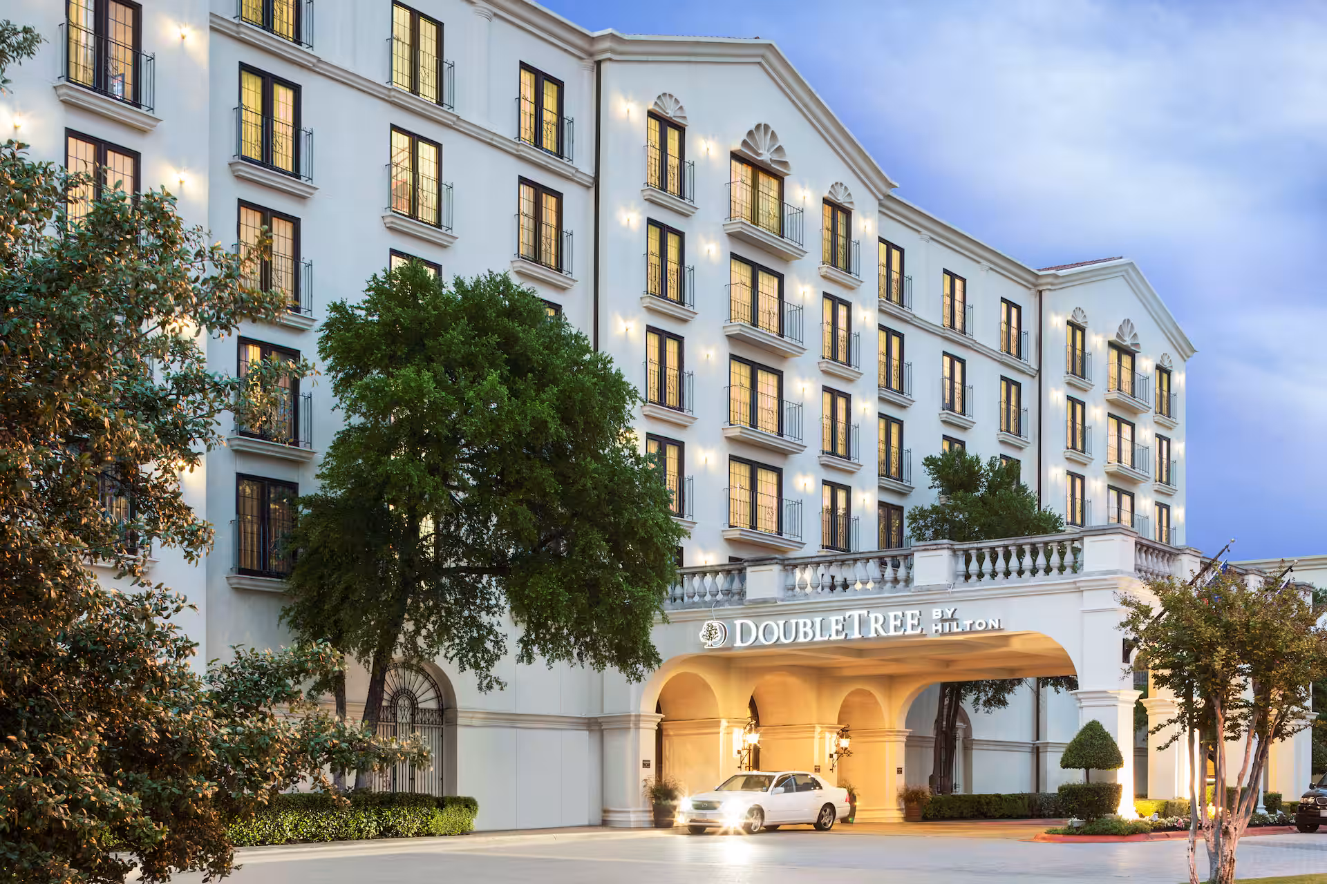 Exterior of the Austin Doubletree