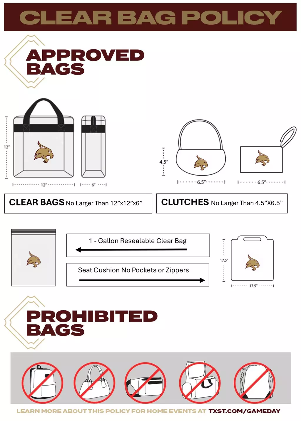 CLEAR BAG POLICY 