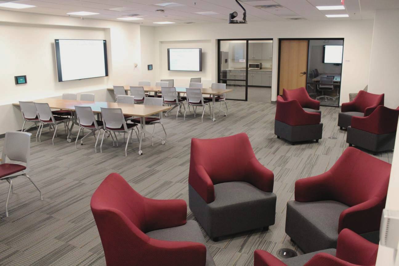 Graduate Commons room in Alkek 310