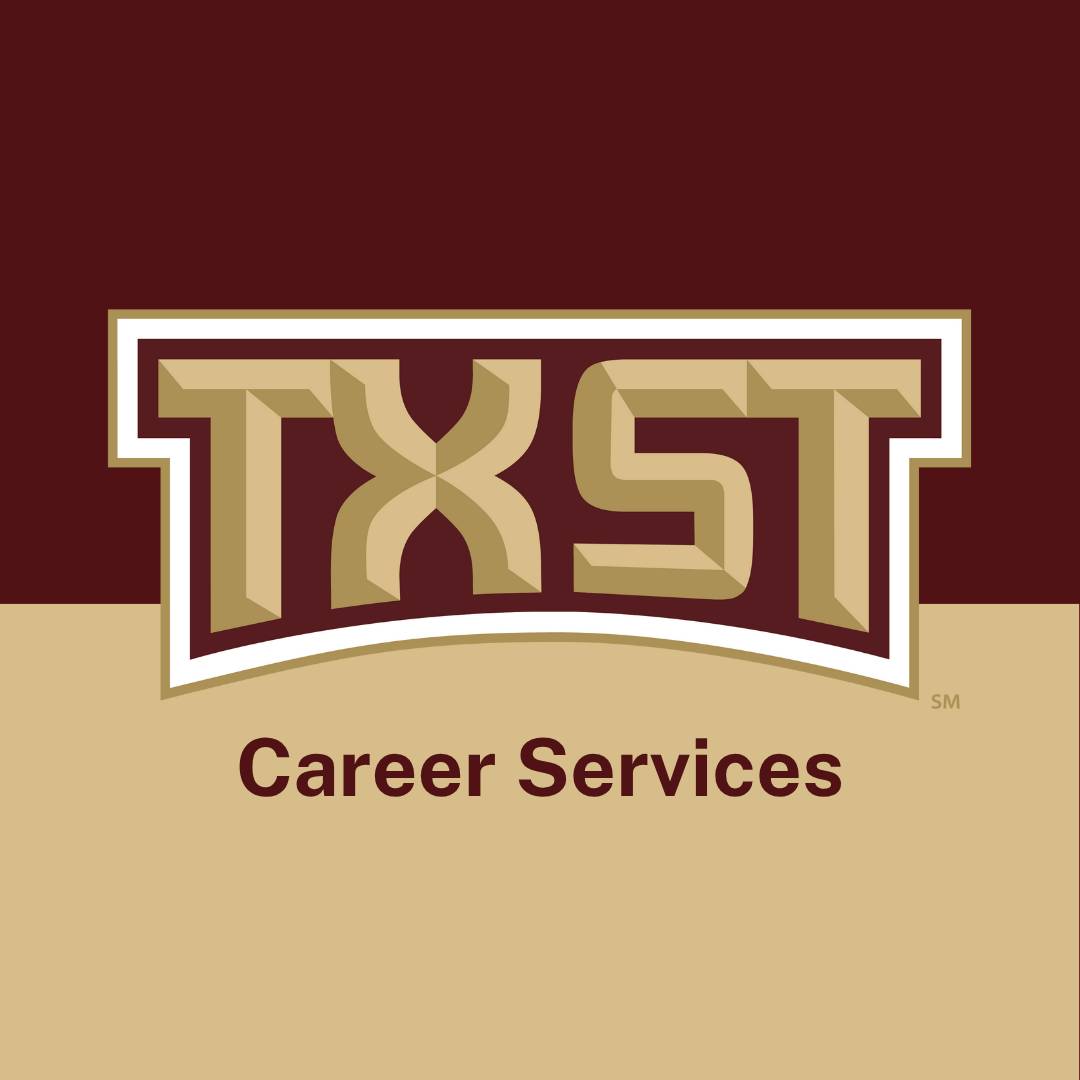 logo for txst career services