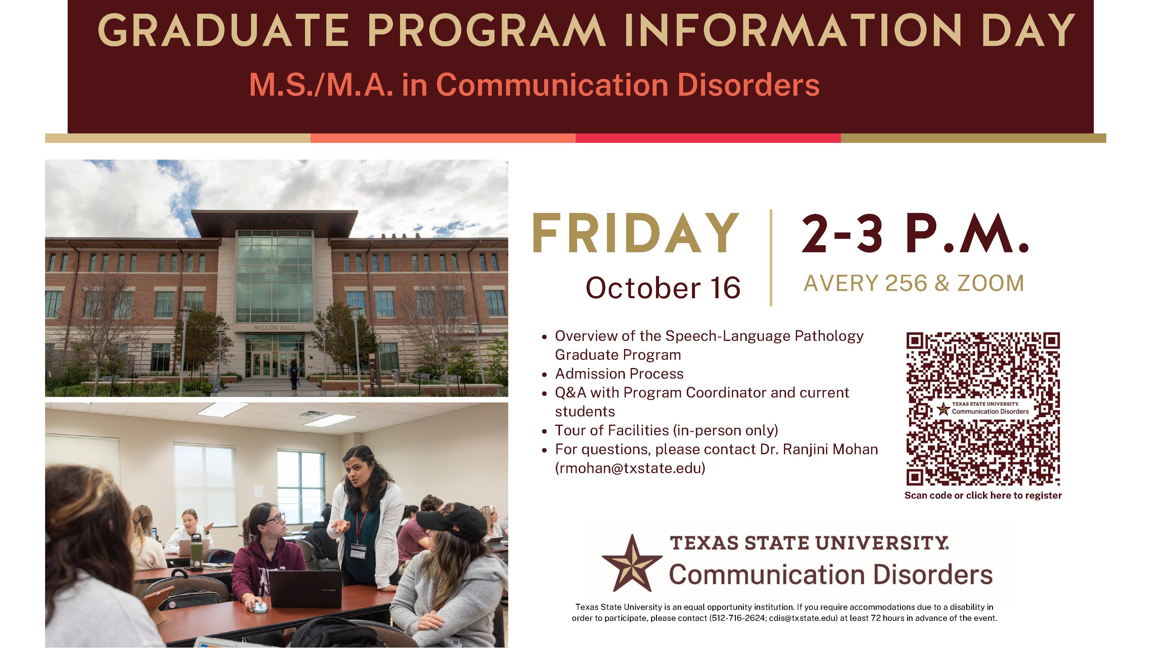 Grad Info Day Flyer
