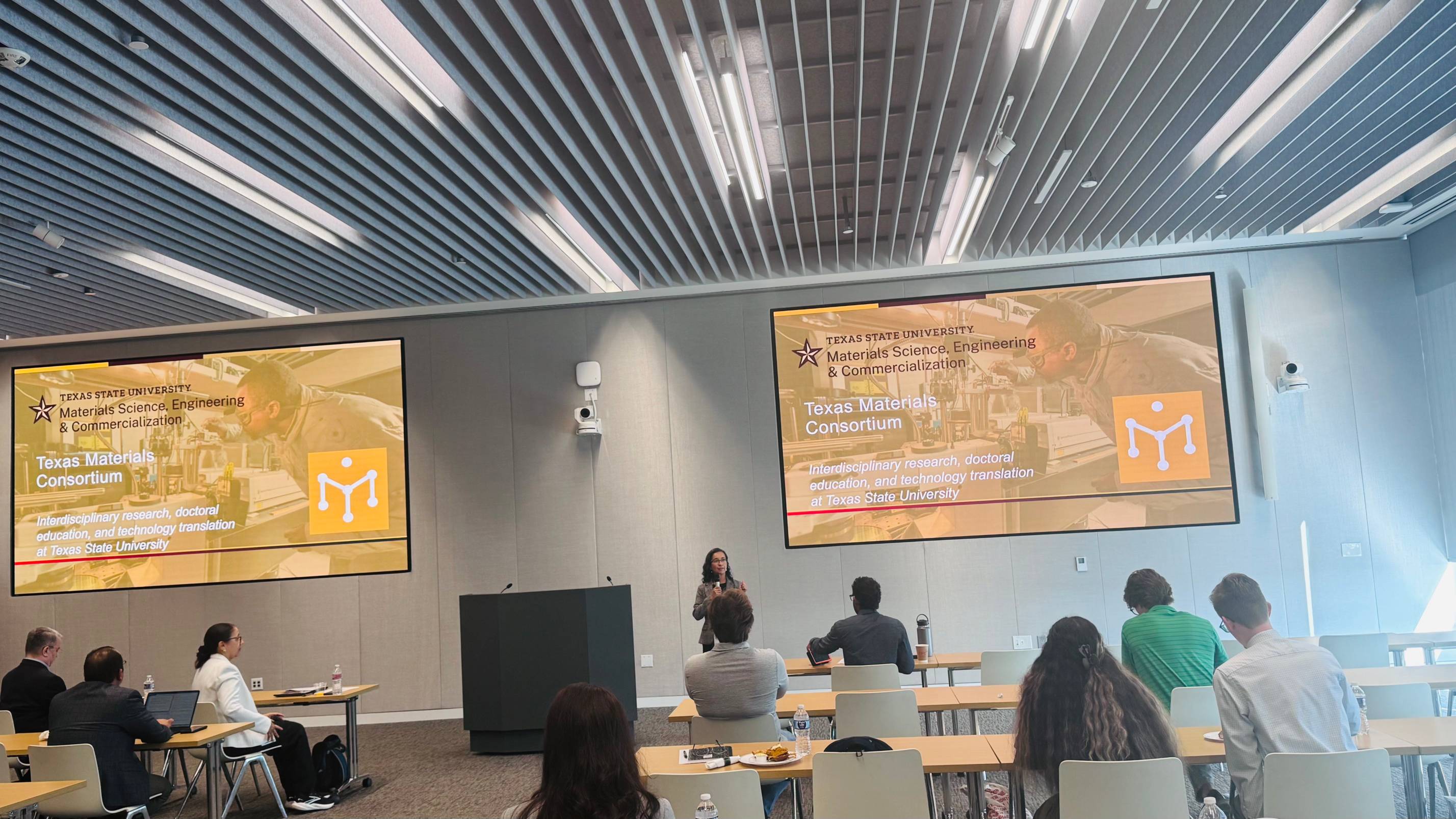 PREM Faculty presenting talk at forum