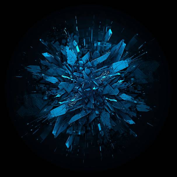 photo of abstract astroid