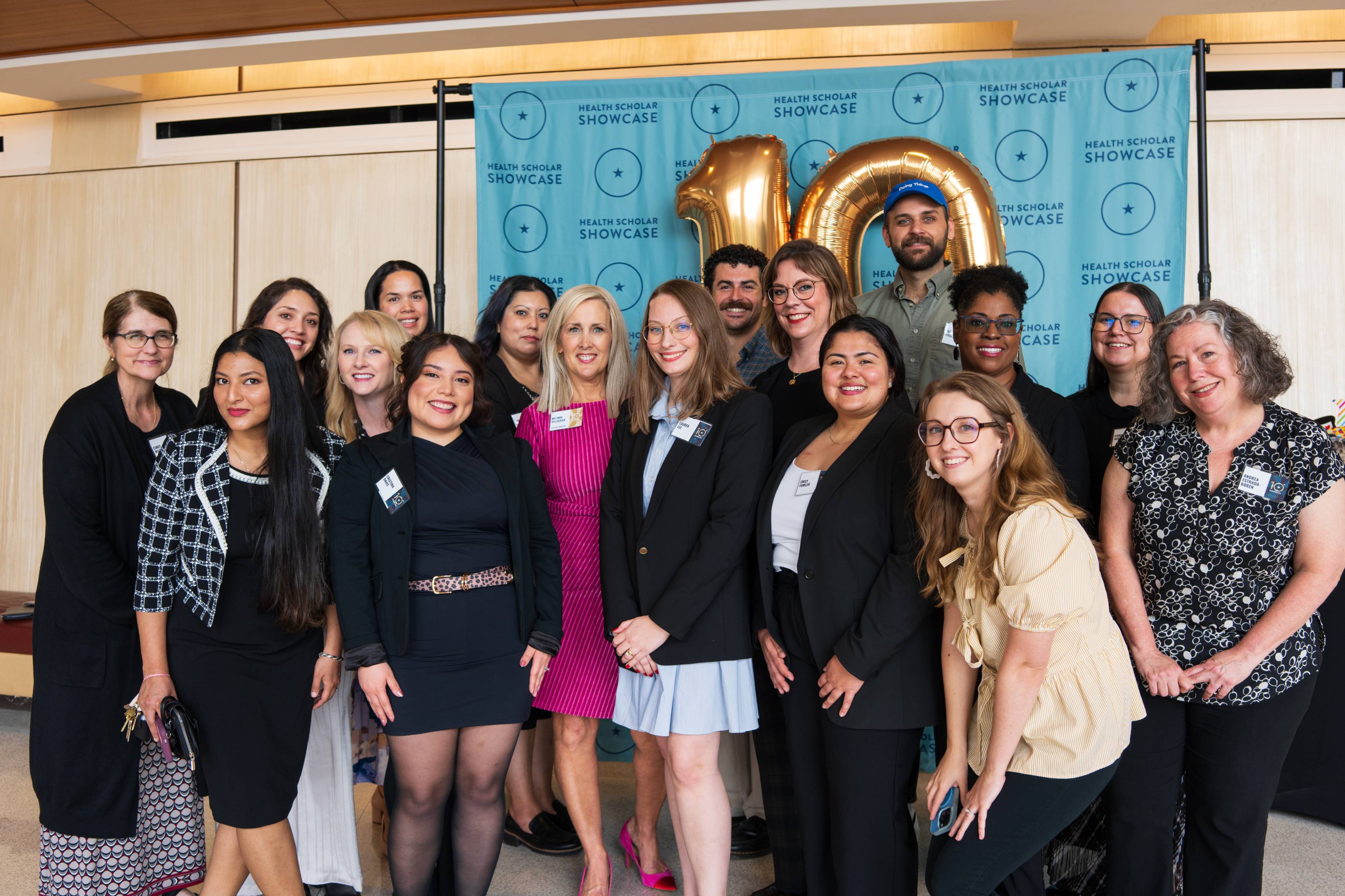 The Translational Health Research Center Staff poses for a group picture at the 10th Annual Health Scholar Showcase.