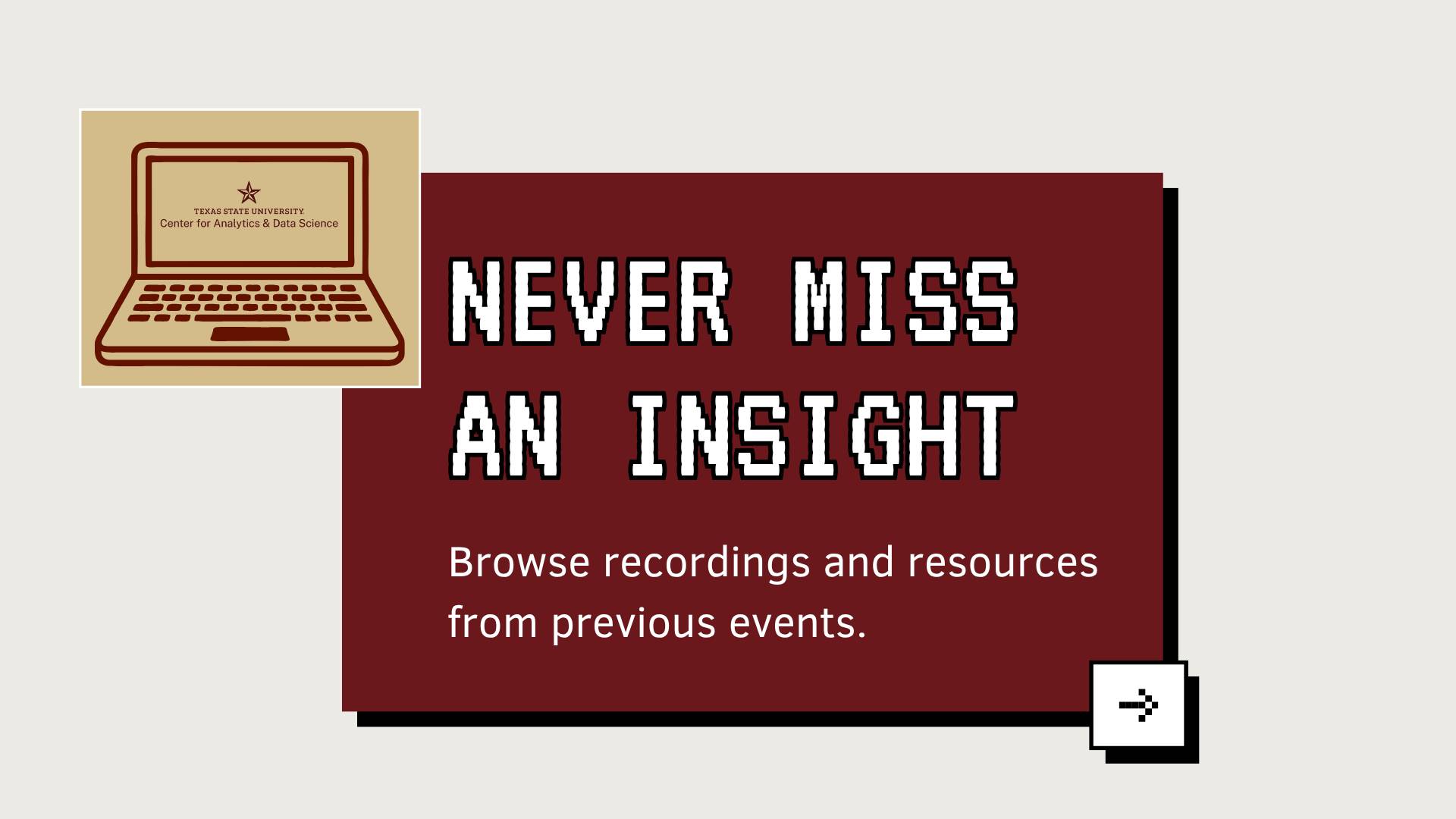 never miss an insight