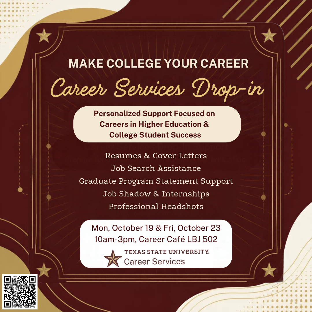 event: Career services drop-in