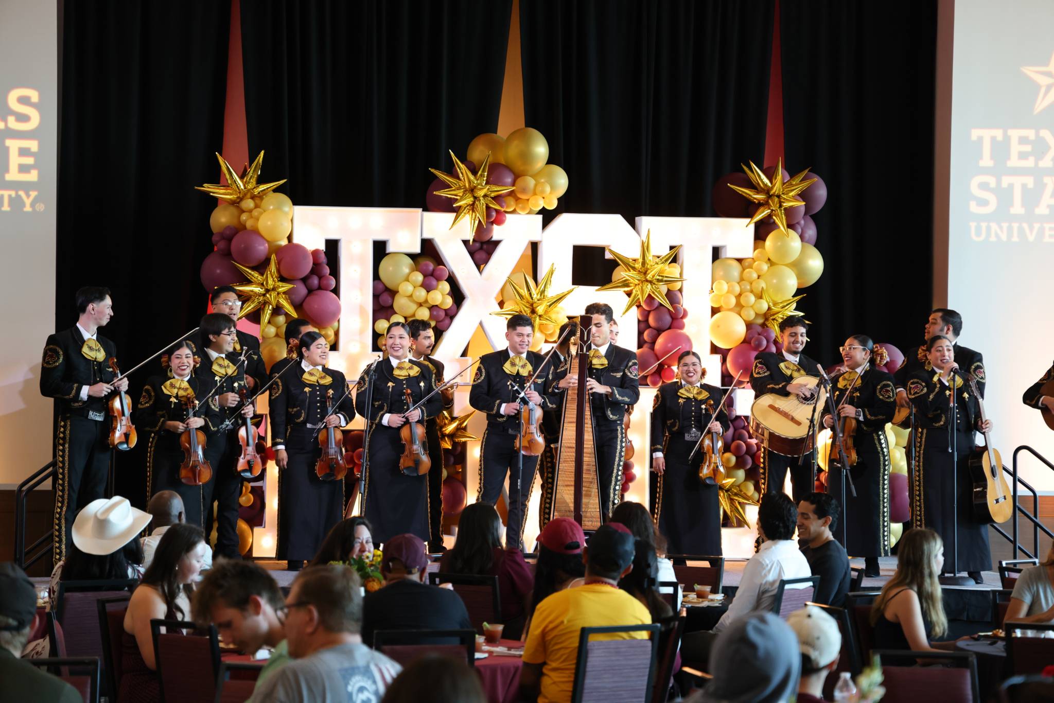 Mariachi at TXST family brunch