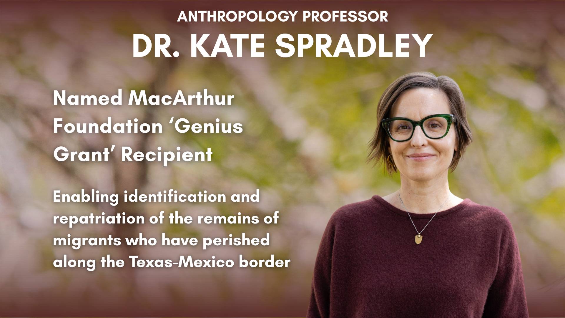 Dr. Kate Spradley Award