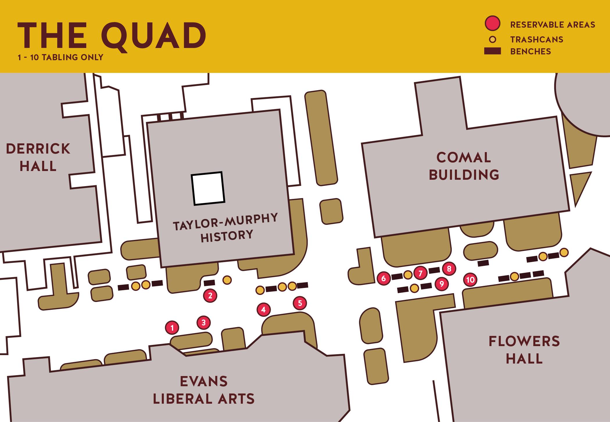 Map of The Quad