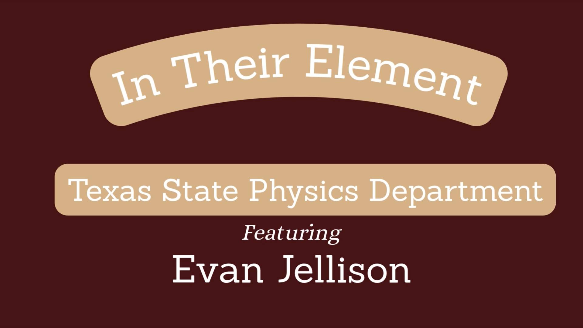 Faculty profile video for Professor Jellison