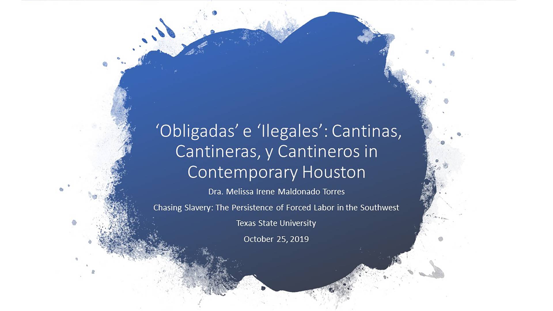 Melissa Irene Maldonado Torres | Obligadas e ‘Ilegales