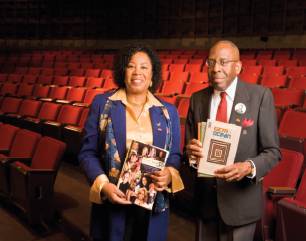 Dr. Mayo and Dr. Holt, Mainstage, Theatre Center, Department of Theatre and Dance, Texas State University (2014)