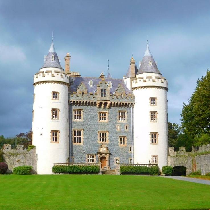 Exterior of Killyleagh Castle in Northern Ireland