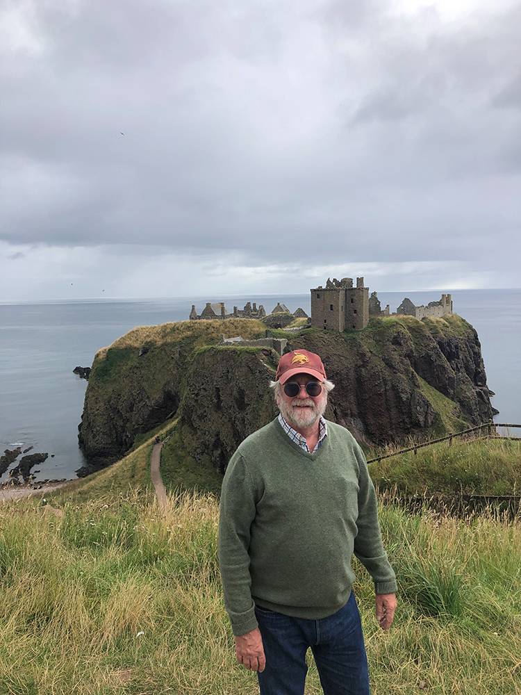At Dunnottar Castle, Scotland 2021