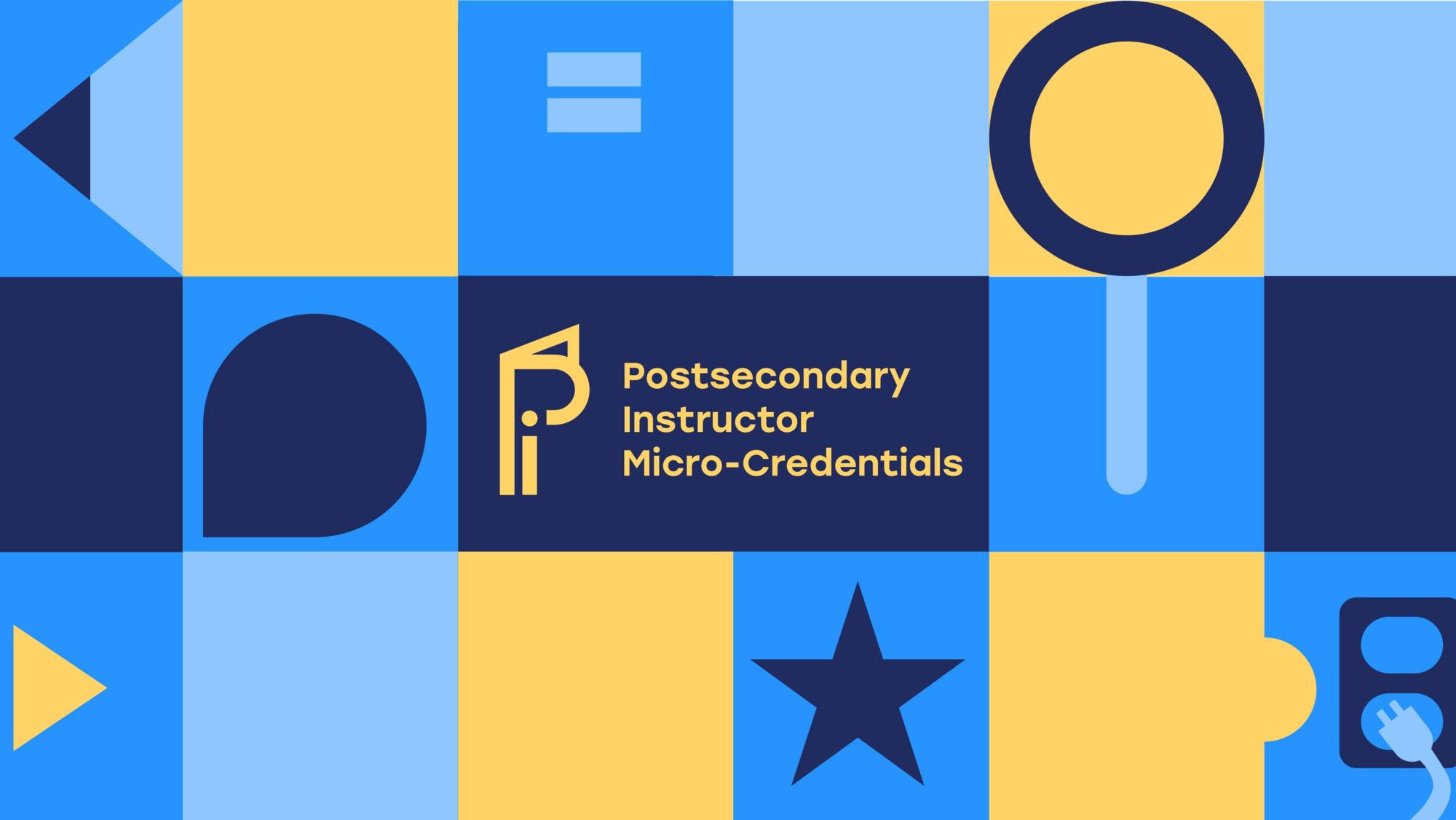 Pim logo and title: Post Secondary Micro Credentials